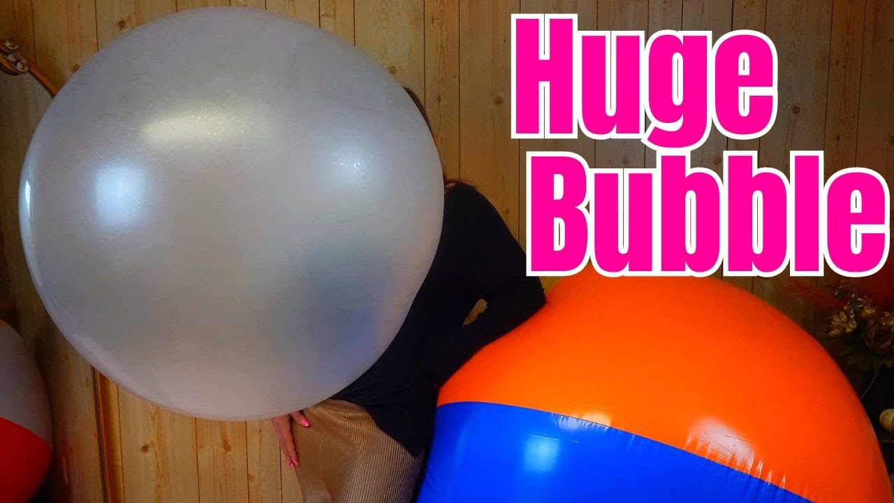 How Big Will This AMAZING BUBBLE GUM BUBBLE  Get Before It Pops?