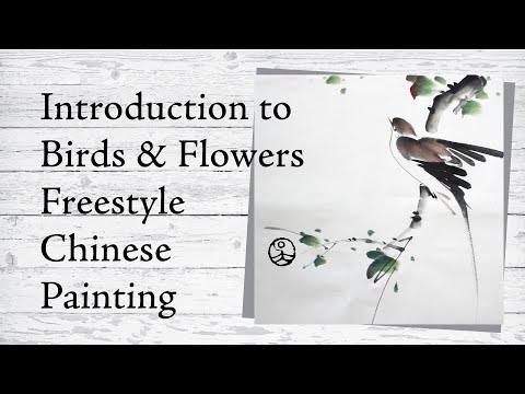 How to paint birds with Chinese watercolor