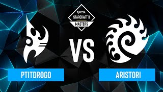 PtitDrogo vs. Aristori - ESL SC2 Masters: Spring 2024 Europe Regionals - Swiss R3