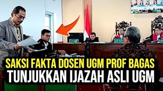 Download lagu 🔴 FULL SAKSI FAKTA DOSEN UGM, PROF BAGAS TUNJUKKAN IJAZAH ASLI UGM mp3