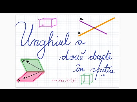 The angle of the second straight line in space