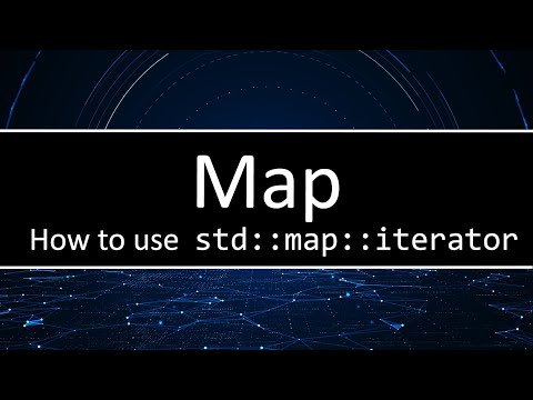 C Map Using The Iterator