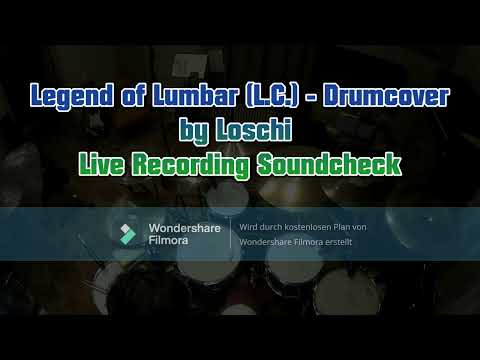My GoPro & Livesoundcheck Drumcover, playing on Legend of Lumbar - Lydian Collective backingtrack