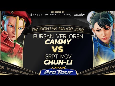 Fursan Verloren (Cammy) vs GRPT MOV (Chun-Li) - TW Fighter Major 2018 - SFV - CPT 2018
