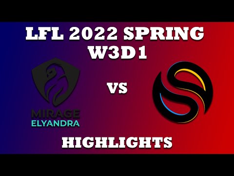 ME vs SLY Highlights LFL Week 3 Day 1 - ⁠⁠Mirage Elyandra vs Solary [ENG Casters]