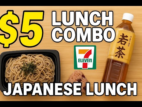 What Can $5 Buy in a Japanese Convenience Store? | Ep.2 – Soba Lunch at 7-Eleven