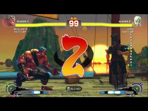 Wildcat815 [Hakan] vs GiPie [Fuerte] SSF4 Japanese Online Ranked Matches - TRUE-HD