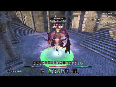 Breton Magicka Warden 81k+ dps (Harrowstorm) PFGD/MS Set Up