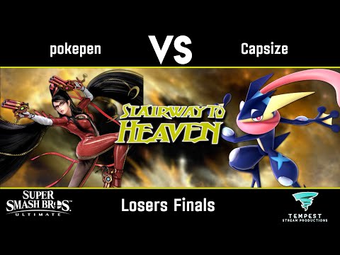 pokepen (Bayonetta) vs Capsize (Greninja) - Losers Finals - Stairway to Heaven #27