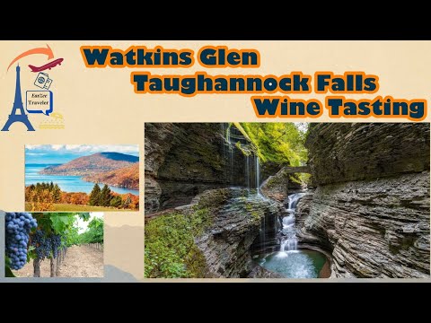 Finger Lakes - Watkins Glen, Taughannock falls, Wine tasting
