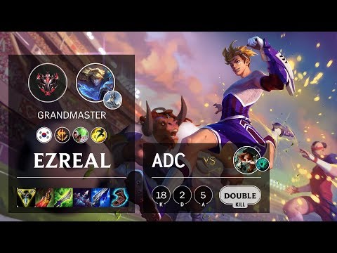 Ezreal ADC vs Miss Fortune - KR Grandmaster Patch 10.11