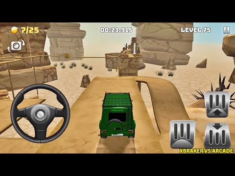 Mountain Climb 4x4: Green Hummer Unlocked - Offroad Stunts Driving Simulator - Android GamePlay