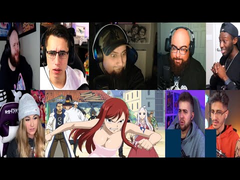 FAIRY TAIL EPISODE 23 REACTION MASHUP!!