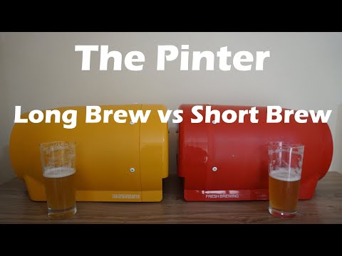 The Pinter 1: Long Brew Vs Short Brew | Taste Test of Fresh Republic lager
