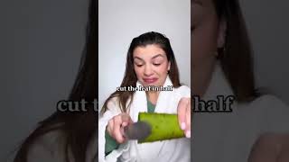 How to make an aloe vera hair mask #aloevera #hairmask