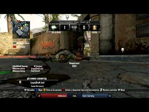 DreamHack Valencia 2013 : Over Gaming vs Millenium : LBR6 - Map 3  (Spanish Commentary)