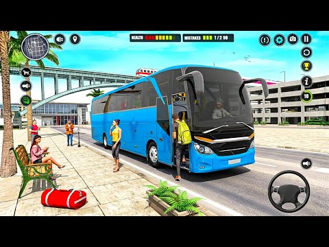Coach Bus Driving Simulator Game - Bus Games - Android Gameplay 