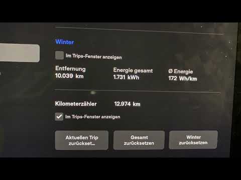 Tesla Model Y 10.000km Realer Winter Verbrauch im Alltag