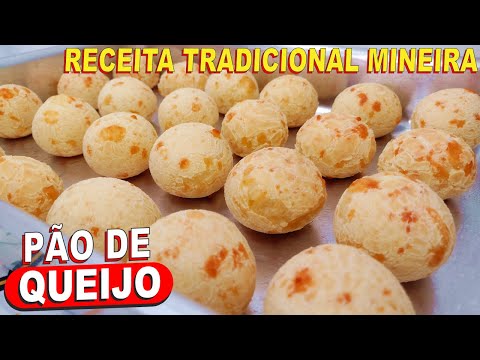 RECEITA MINEIRA❗😍 A VERDADEIRA RECEITA DE PÃO DE QUEIJO TRADICIONAL, FÁCIL E DELICIOSA!