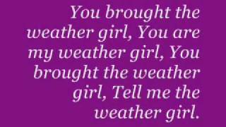 Mario Weather girl &amp;lyrics On-screen