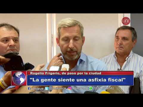 Frigerio, de paso por Villa María