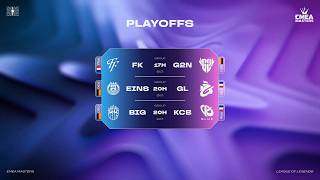 [LIVE] 🔴 EMEA MASTERS - FF vs G2N | GL vs EINS | KCB vs BIG - PLAYOFFS UPPER ROUND 1 - BO3