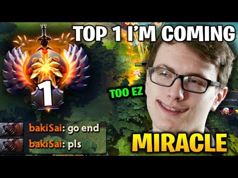 Miracle ROAD to TOP 1 Look Too EZ with These Games [Windranger & Invoker]
