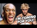 KSI SAYS HES COMING FOR JAKE PAUL IMMEDIATELY AFTER KO OF TEMPER!
