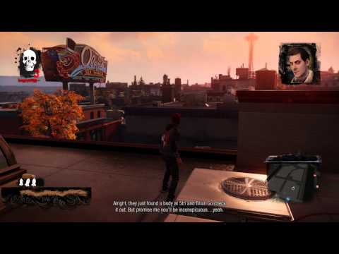 inFAMOUS Second Son playthrough part 29 crime scene