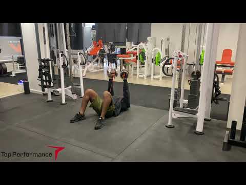 Banded Dumbbell Floor Press