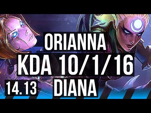ORIANNA vs DIANA (MID) | 10/1/16, Legendary | EUNE Master | 14.13