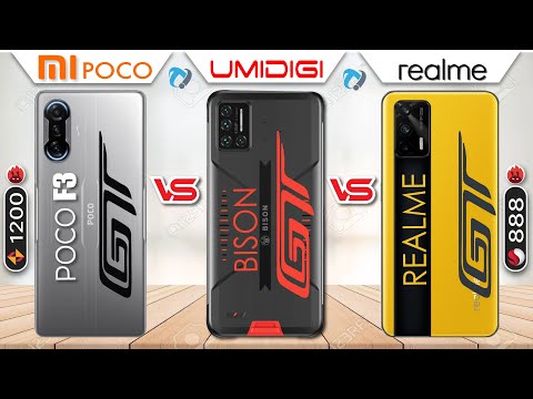 POCO F3 GT VS UMIDIGI Bison GT VS REALME GT 5G FULL COMPARISON | WHICH IS BEST