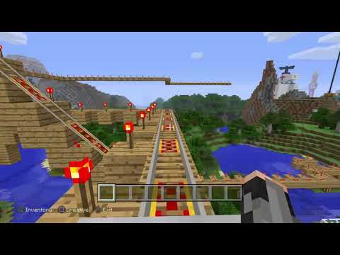 Minecraft Rollercoaster yeeeeeha 16/08 /2017