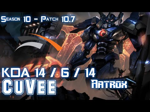 HLE CuVee AATROX vs NEEKO Top - Patch 10.7 KR Ranked