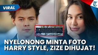 NYELONONG MINTA FOTO! Azizah Salsha Kena Semprot Fans Global seuai Ditolak Harry Styles di Paris