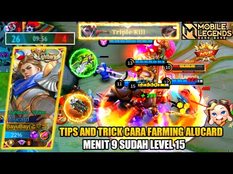 CARA FARMING CEPAT ALUCARD MENIT 9 LEVEL 15 || TIPS AND TRICKS FAST FARMING PAKE ALUCARD||