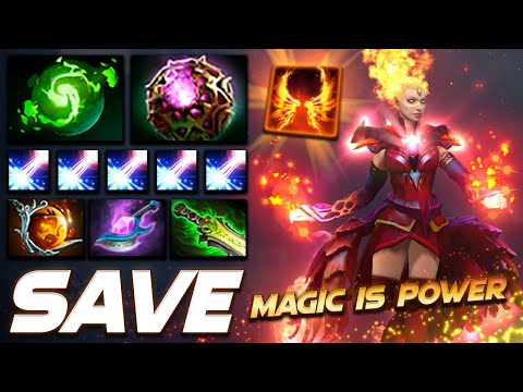 Save Lina - Magic is Power - Dota 2 Pro Gameplay [Watch & Learn]