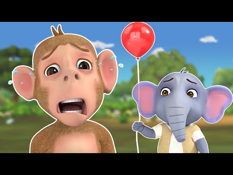 Bandar Mama Ro Raha Tha + Ek Mota Hathi | Hindi Nursery Rhymes - Zappy Toons