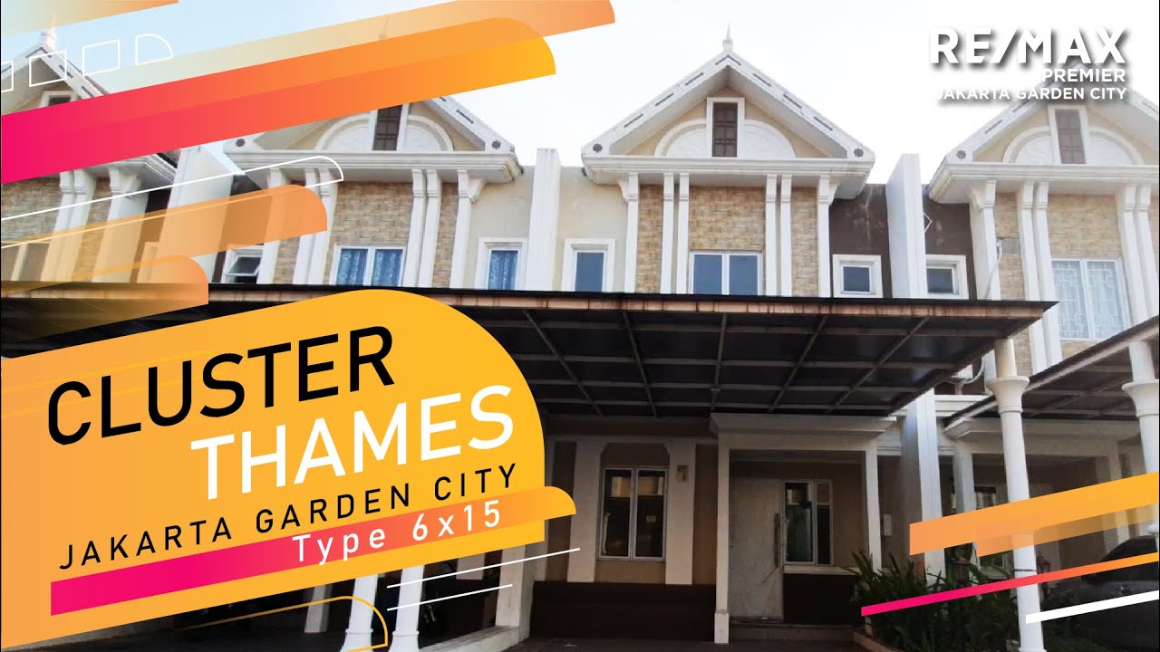 Rumah 6X15 90M Type 3Kt Cluster Thames Jgc Jakarta Garden City Cakung