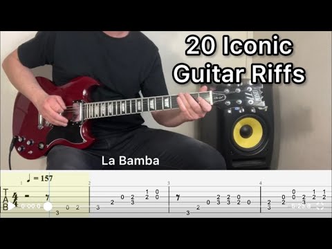 20 Iconic Guitar Riffs with Tabs