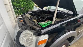 2006 Ford Explorer coolant temp sensor replacement.