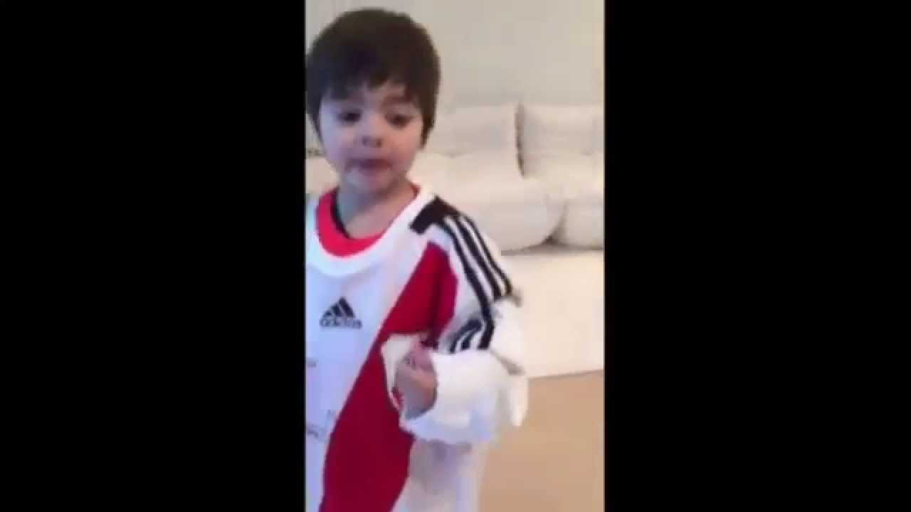 Gerard Piqué y su hijo son hinchas de River Plate