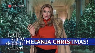 Melania Trump Is Dreaming Of A Dark Christmas