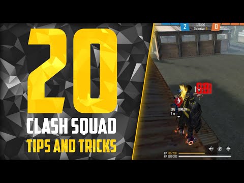 TOP 20 CLASH SQUAD TIPS AND TRICKS IN FREE FIRE