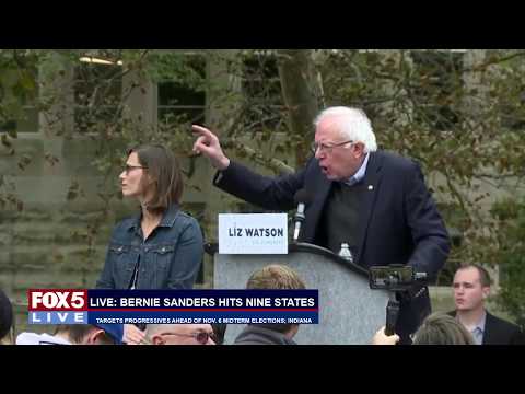 FOX 5 LIVE (10/19): Bernie Sanders in Ind.; Megamillions jackpot now at $1B; Sessions in Chicago