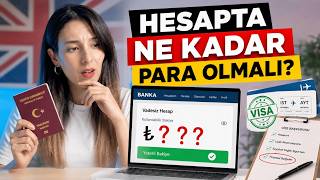 Vize İçin Bankada Ne Kadar Para Gerekli? (BİRLEŞİK KRALLIK VİZESİ VE S
