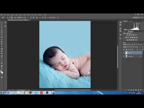 新生児の写真 - Photoshopで毛布をフェードする方法 (Newborn Photography - how to fade blankets in Photoshop)