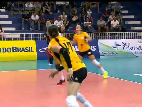 São Caetano 3 X 2 São Bernardo 18.12.2012 Superliga Feminina De Vôlei