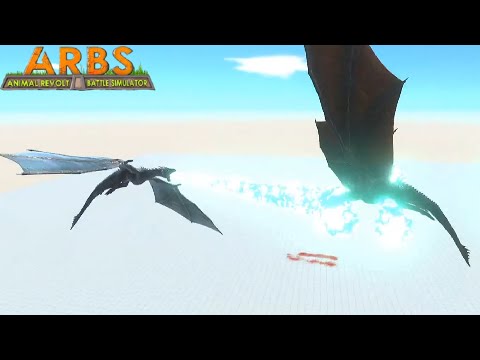 New Ice Dragon vs Fire Dragon |Animal Revolt Battle Simulator