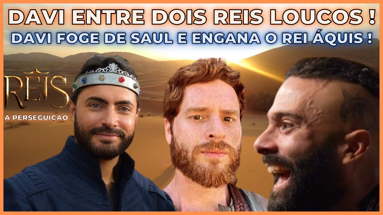 🔴REIS : DAVI SE FINGE DE LOUCO DIANTE DO REI ÁQUIS ! NOVELA REIS RECORD TV